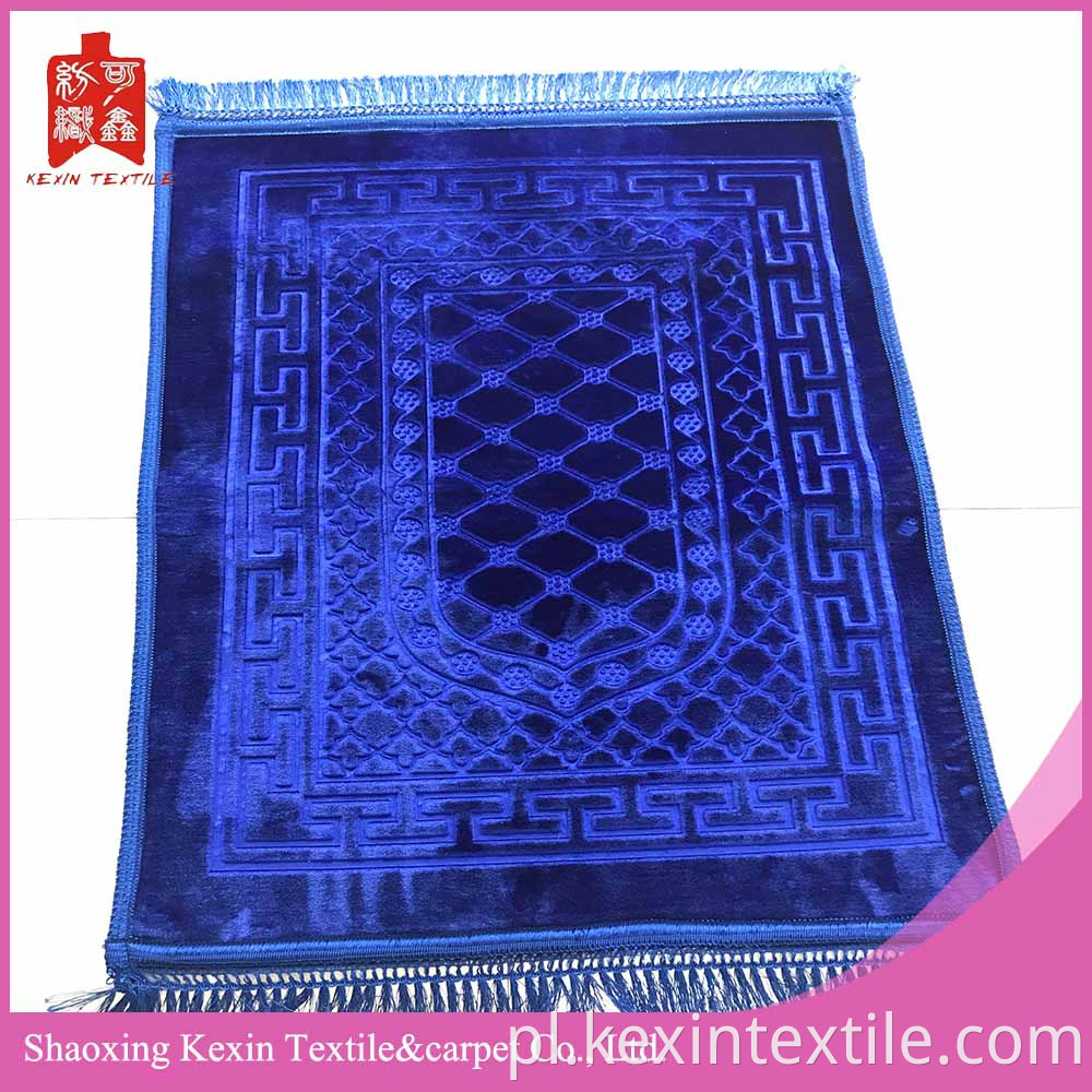 Thick embossed mink muslim prayer mats hotsale 